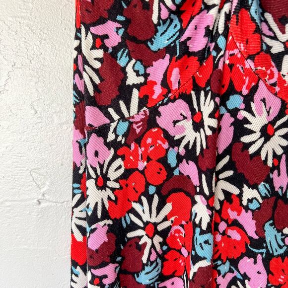Free People Key to Your Heart Red Floral Mini Dress Small - Picture 3 of 5